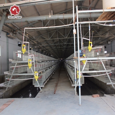 A-type Q235 Steel Cage For Baby Chickens Featuring Hot-dip Galvanized Wire Mesh