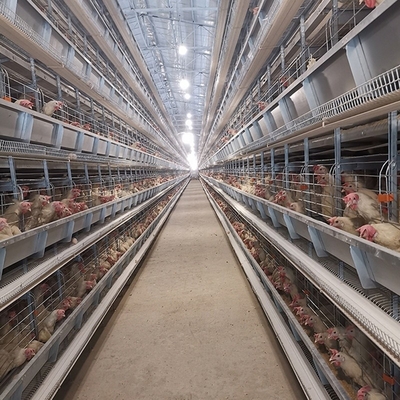 SGSBattery Hens Layer Chicken Cages H Type Egg Laying 5 Tiers